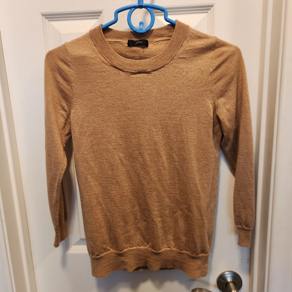 J. Crew tan merino wool sweater. Xxs or xs?